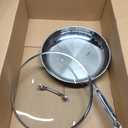 Cuisinart 12 Inch Skillet with Glass Cover, Chef's Classic Collection, 722-30G