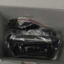 Karaoke Machine, Portable Bluetooth Speaker with 2 Wireless Microphones for Adults & Kids with Lights, Karaoke Microphone with PA System Supports USB/TF/FM/AUX for Home Party Home System Packages (Black)