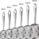 Measuring Cups and Spoons Set 16, 18/8 Stainless Steel Measuring Cups and Spoons for Dry&Liquid, 7 Metric&US Measing Cups &6 Measuring Spoons &Measure Equivalents for Kitchen&Baking