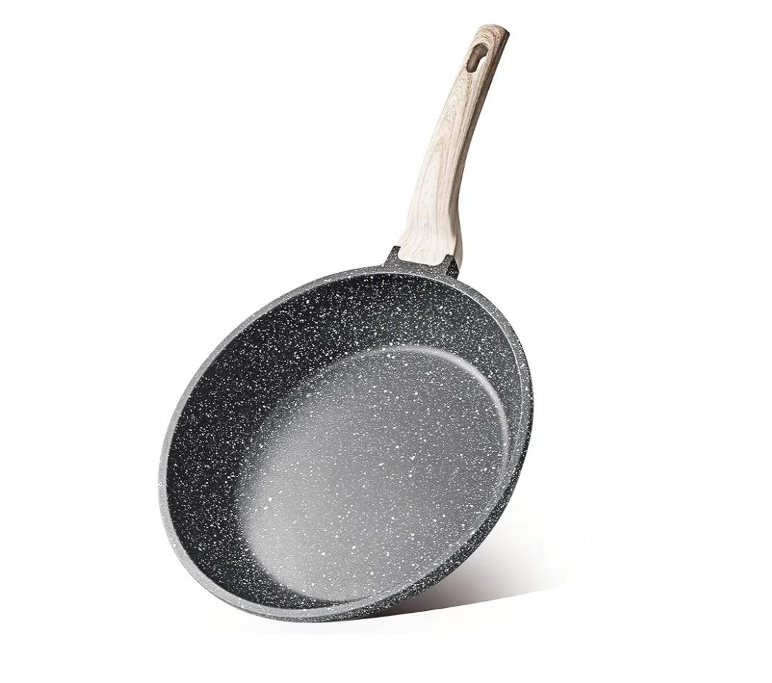 CAROTE Nonstick Frying Pan Skillet,Non Stick Granite Fry Pan Egg Pan Omelet Pans, Stone Cookware Chef's Pan, PFOA Free,Induction Compatible(Classic Granite, 8-Inch) CAROTE Nonstick Frying Pan Skillet,Non Stick Granite Fry Pan Egg Pan Omelet Pans, Stone Cookware Chef's Pan, PFOA Free,Induction Compatible(Classic Granite, 8-Inch)