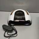 LKE 268W UV LED Nail Lamp for Pro Salon & Home Use with Auto-Sensor, White