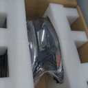 AmeriLite for 2015-2020 Chevy Tahoe Suburban Dual Crystal LED DRL Projector Black Replacement Headlights Set + Bulbs - Passenger and Driver Side