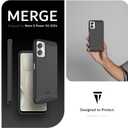 TUDIA Merge [Military Grade] Designed for Motorola Moto G Power 5G 2024 Case - [NOT FIT Moto G 5G 2024] Dual Layer Shockproof Slim Tough Heavy Duty Protective Phone Cases - Matte Black