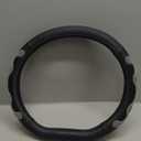 PINCTROT Comfy Grip Steering Wheel Cover, Anti-Slip Design, Universal 14.5-15 Inch(Silicone Gray) (Medium(Standard) Size[14 1/2''-15''])