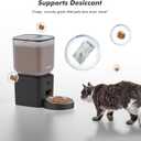 Automatic Dog & Cat Feeder with Camera & WiFi 8L/34 Cups, 1080P Night Vision, 2.4 & 5G WiFi, 2-Way Talk, 10s Voice Recording, Timed Food Dispenser, Up to 99 Portions, 15 Meals Per Day