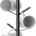 Marble Mug Holder Tree, 8 Hooks Coffee Cups Stand, New Upgraded Stable Mug Stand for Kitchen Counter Cabinet Cafe Black