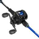 KastKing Centron Fishing Rod and Reel Combo, Spinning & Baitcasting Combos, IM6 Graphite 2Pc Blanks, Stainless Steel Guides with Ceramic Rings, Contoured EVA Handles & Fighting Butt