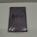 Chyhomenyc Dark Purple Valance for Window, Small Kitchen Curtain for Bedroom Living Room, Rod Pocket Privacy Short Window Treatment Valance RV Bunk Panel, 60Wx14L