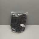 Insulated Lunch Box for Women Men, Soft & Puffy Lunch Bag, Large Capacity Leakproof Reusable Tote Cooler Bag with 4 Pockets, Adjustable Strap, Ideal for Work, Outdoors, Picnic, Travel (Black)