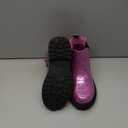K KomForme Girls Glitter Ankle Boots Side Zipper Chelsea Booties Lug Sole (Toddler/Little Kids/Big Kids) Size 13, Purple