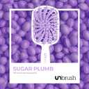 FHI Heat UNbrush Plus Curly Hair Brush for Gentle & Effective Detangling on Wet or Dry Fragile Hair Types Detangler Brush w/ 84 UltraFlex Bristles, Ultra-light, Vented, Anti Static Hairbrush