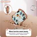 9 x RFUNGUANGO AirPods Pro Case for Women Girly Cat Case with Lock, Phone Stand, Keychain & Cleaner Kit, Compatible with Apple Airpods Pro 2nd/1st Generation Case Cover, Rose Gold Dog