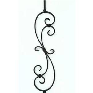 Embroidered Decorative Patch Iron on Applique - Decorative Swirl Pair (Black)