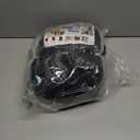 Stretch Dining Room Chair Covers Set of 6, Removable Washable Chair Covers for Dining Chairs,Dining Room, Hotel, Ceremony (Large-6 Pcs, .Black)