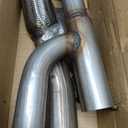 Exhaust Front Y-Pipe Flex Pipe Direct Fit Compatible With 2011-2013 Honda Odyssey 3.5L