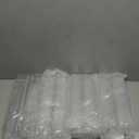 SHOPDAY 5 Oz-Plastic-Dessert-Cups: 200 Pack Square-Clear-Parfait-Cup-with-Spoons, Appetizer-Cup Small-Plastic-Mini-Shooter-Cups for Party Yogurt Mousse