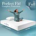 Utopia Bedding Zippered Mattress Encasement Full - 100% Waterproof and Bed Bug Proof Mattress Protector - Absorbent, Six-Sided Mattress Cover