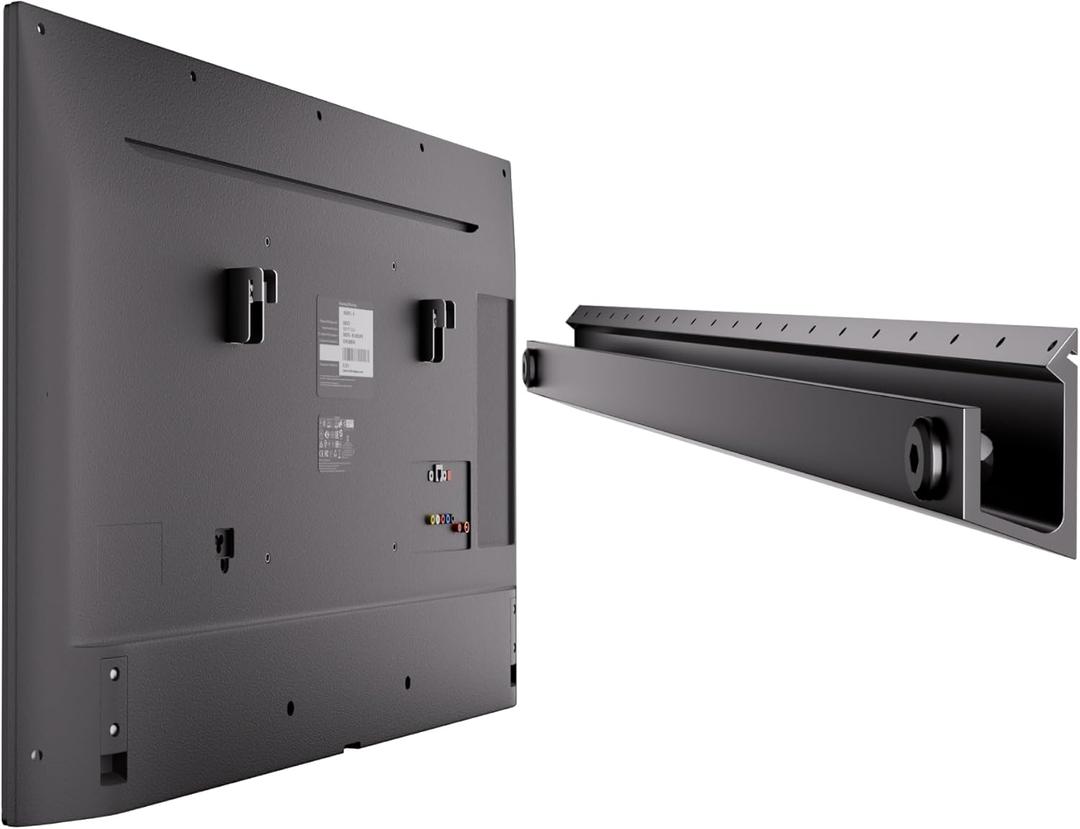 Studless TV Wall Mount, No Drill Drywall TV Bracket Hanger for 32-75 inch Flat Screen TVs, No Anchors, No Stud, Heavy Duty, Renter Friendly, Easy Install with All Hardware Included