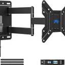 Mounting Dream UL Listed Lockable RV TV Mount for Most 17-43 inch TV, RV Mount for Camper Trailer Motor Home Boat Truck, Full Motion Unique One Step Lock RV TV Wall Mount, VESA 200mm, 44 lbs, MD2210