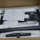 Adjustable Overbed Bedside Table, Hospital Bed Table with Wheels, Portable Rolling Desk, Mobile Small Standing Desk, Rolling Laptop Stand, Computer Cart (23.62inch)