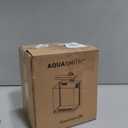 AQUASMITH Beta Fish Tank, 2 Gallon Betta Fish Aquariums with Filter & Light, for Men, Fish Tanks for Kids & Starter, Black