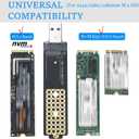 M.2 to USB Adapter, RIITOP NVMe to USB 3.1 Reader Card Compatible with Both NVMe (PCI-e) M Key SSD & (B+M Key SATA Based) NGFF SSD