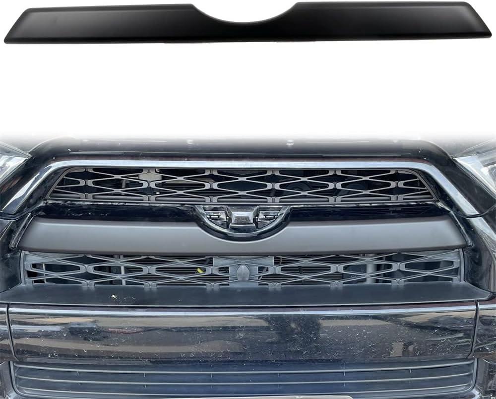 2014-2024 for Toyota 4Runner Limited Front Center Grille Inserts Replacement Cover ABS Matte Blackout Exterior Accessories 1pc (Only fit Limited Version)