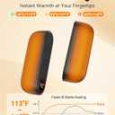 2 in 1 Hand Warmers Rechargeable, Magnetic Electric Hand Warmer 8000mAh USB-C, 3 Heat Levels up to 140F, Quick Heating Portable Hand Warmers, Gifts