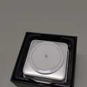 2025 UpgradedWireless Charger 3 in 1, Foldable Wireless Charging Station with Light for Apple MagSafe Charger, Travel Magnetic Charger for iPhone 17/16/15/14/13/12 Apple Watch AirPods (20W Adapter) (white)