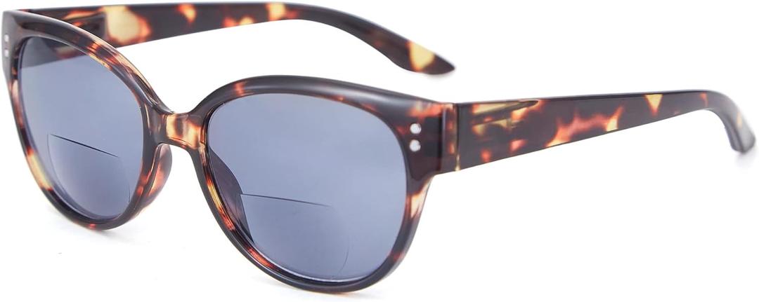 EYEGUARD Bifocal Reading Sunglasses UV400 Protection Readers for Women Comfortable Stylish Reading glasses (Tortoise +2.00)