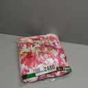 PRETTYGARDEN Women Summer Boho Maxi Dresses 2025 V Neck Puff Short Sleeve A-Line Flowy Tiered Floral Wedding Guest Dress large, White Rose Red Flower