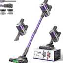 Cordless Vacuum Cleaner,Vacuum Cleaner for Home with Brushless Motor,Lightweight Stick Vacuum with Self-Standing and Touch Screen,Hardwood Floor Vacuum for Pet Hair,Carpets,Tile(Wisteria Purple)