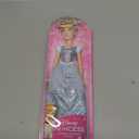 Mattel Disney Princess Toys, Cinderella Fashion Doll, Sparkling Look with Blonde Hair, Blue Eyes & Hair Accessory, Inspired by the Movie