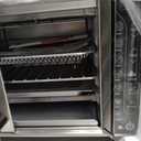 Gourmia French Door Air Fryer  25 Qt Large Capacity Convection Oven, Fryfroce 360, Digital Display with 17 Cooking Presets, Bake, Toast, Roast, Dehydrate, Fits 12 Pizza (Stainless Steel)