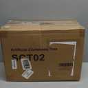 Christmas Planter Filler Tree Outdoor Prelit 2 Pack, 24" Urn Fillers for Porch Planters Pathway Battery Operated Light, Xmas Greenery Outside Decorations (Pine Blue)