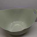 IRIS USA Cat Litter Box with High Walls and Handles, Made with Flexible Plastic, Sage Green