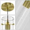 Aipsun Pendant Lights Kitchen Island 3 Pack Gold Ceiling Hanging Light 3000K Modern LED Pendant Lights Fixtures for Kitchen Dining Room