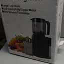 Cold Press Juicer, 5.5inch Wide Feed Chute Juicer Machine, Slow Masticating Juicer for Whole Vegetables & Fruits, Black