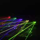 U`King DJ Laser Light, 5 Beam Effect Sound Activated DJ Party Lights RGBYC LED Laser Light Show with DMX Control for Disco Dancing Birthday Bar Stage Lighting