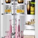 14.8 x 25.6 Stainless Steel Medicine Cabinet with Mirror Door, 14.8W x 25.6H x 4.5D inches