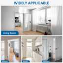 HOSOM 18 Pack Matte Black Door Hinge 3.5 x 3.5 inch with 1/4 Radius, 3 1/2 Black Interior Door Hinges, 3 "x 3 " Hardware, Fit Standard Door