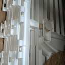 IRIS USA Dog Playpen 34" Tall Dog Playpen Indoor  8-Panel Puppy Playpen with Door, 63 x 63 x 35, Extra Tall Dog Play Pen Indoors for Large Dogs, Plastic Pet Playpen, Indoor Dog Pen, White