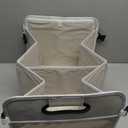 Sposuit Car Storage Trunk Organizer - Collapsible Trunk Organizer with Cooler for Grocery Cargo, Large Storage for Car, SUV, Sedan, Jeep, Beige