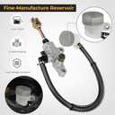 M MATI Rear Foot Brake Master Cylinder for Yamaha Warrior 350 YFM350X 1990-2004 3GD-2583V-10-00