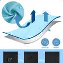 Goodstoworld Mens Swim Trunks with Compression Liner 9'' Inseam Quick Dry Swimsuit Shorts M-3XL (Large, A1 Shark Island)