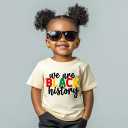 Juneteenth Shirts for Kids  Short-Sleeve T-Shirt for Boys & Girls, Ages 2-8, Celebrate Juneteenth Black History (Yellow, M)