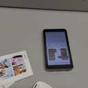 Vlog Selfie Monitor Screen for iPhone & Android, Audio Sync Built-in Speaker, Wireless Magnetic Phone Back Camera Monitor with Remote Control for Selfie Vlog Live Stream TikTok (Grey)