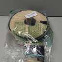 Soft Inflatable Dog Cone for Surgery Recovery, Protective Dog Donut Collar with Shield to Stop Licking Wounds, 2-in-1 Patented Comfort Blow-Up Collar for Small Pets, Chihuahua (Khaki, S) (S (Neck: 5"-8"))