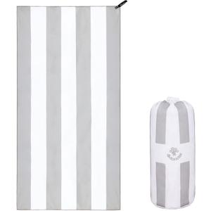 4Monster Microfiber Beach Towel Quick Dry,Super Absorbent Lightweight Travel Towel for Swimmers, Sand Free Camping Towel, Beach Towels for Pool,Swim,Water Sports,Yoga (63.00" x 31.50", 31 Classic- Gray)