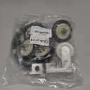 DLE3170W DLE2516 Dryer Drum Roller Repair Kit-Fit for LG DLE0442W DLE2301R DLEX8100V DLG7201WE DLE2250W DLE2101W DLE2240W, with 4581EL2002C Rollers(4-Pack), 4400EL2001A Belt, 4561EL3002A Idler Pulley